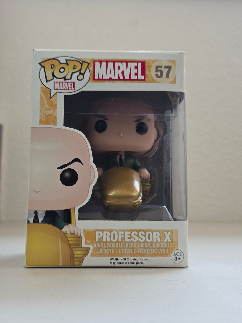 FUNKO POP! Marvel X-Men PROFESSOR X # 57 Vinyl Figure w/ protector box